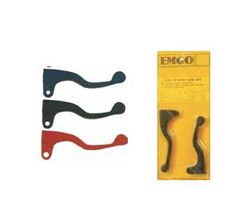 Emgo - Emgo GP Short Lever Set - Polished Aluminum - 30-73650