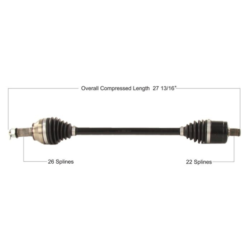 TYTANEUM - TYTANEUM Heavy Duty CV Axle - POL-6086HD