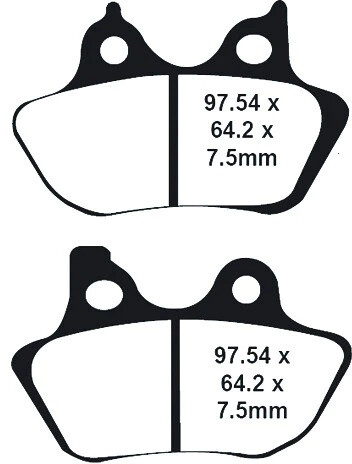 Lyndall Racing Brakes - Lyndall Racing Brakes X-Treme Performance Brake Pads - 7195-X-P