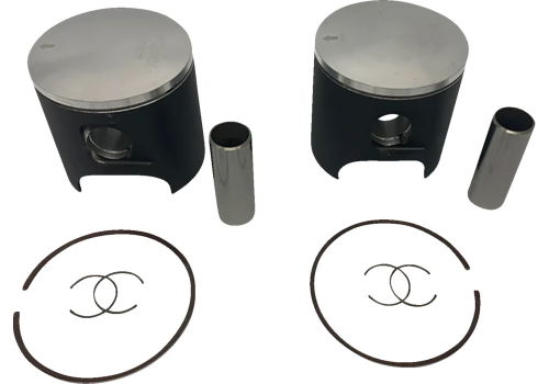 Wossner - Wossner Piston Kit - 73.68mm. - Hardcoat Anodized - 2 Stroke - K7073DA-2