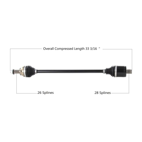 TYTANEUM - TYTANEUM Heavy Duty CV Axle - POL-6083HD