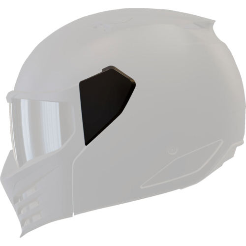 Icon - Icon Side Plate Kit for Elsinore Helmet - Gloss Black - 0133-1661