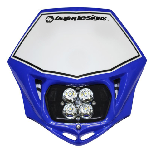 Baja Designs - Baja Designs Squadron Pro Universal LED Headlight with Shell - Blue - 497001BUAC