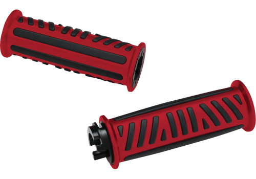 Show Chrome - Show Chrome Combat Grips - Red - 17-455RD