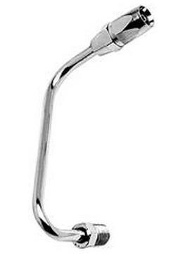 Russell - Russell Pro System I Chrome 90deg.-120deg. Fitting - 3/8in.-24 Inverted Flare Male - R4386C