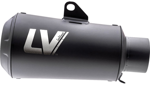 Leo Vince - Leo Vince LV-10 Universal Slip-On Muffler - 54mm x 2-1/4in. Inlet - Full Black - 9746FBU