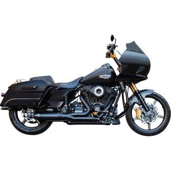 S&S Cycle - S&S Cycle Qualifier 2-Into-1 Exhaust System - 49 State  - Guardian Black - 550-1110