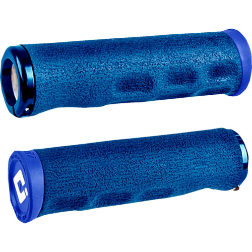 ODI - ODI E-MTB Lock-On Grips Tinker Juarez Edition - Blue/Blue - D36DLU-U