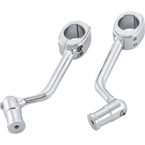 Arlen Ness - Arlen Ness Highway Peg Mounts - Chrome - 400-044