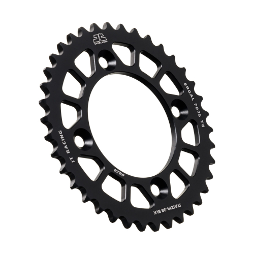 JT Sprockets - JT Sprockets RaceLite Aluminum Rear Sprocket - 38T - Black - JTA1214.38BLK
