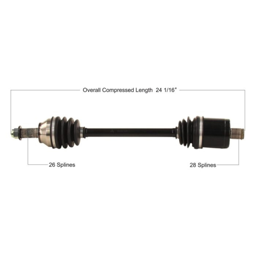 TYTANEUM - TYTANEUM OE Style CV Axle - POL-7091