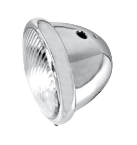Emgo - Emgo Old School 4 1/2in. Headlight - 12V - 30/30W - 66-84121