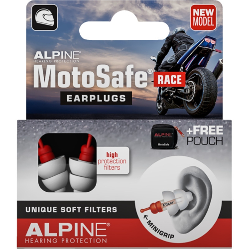 Alpine Motosafe Race Earplugs - 111.23.111