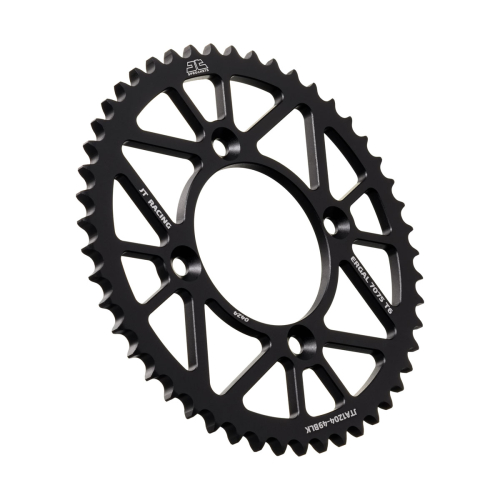 JT Sprockets - JT Sprockets RaceLite Aluminum Rear Sprocket - 46T - Black - JTA1204.46BLK