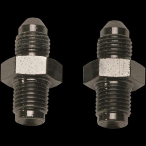 Russell - Russell Renegade Universal Adapter Fitting - 3/8in-24 Inverted Flare - #3 Male with 90/120 Degree Bend - R43803B