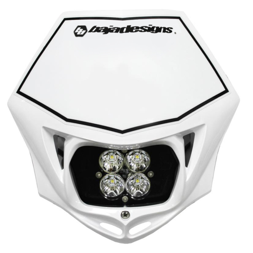 Baja Designs - Baja Designs Squadron Sport DC Universal Headlight Kit With Shell - White - 557001WT