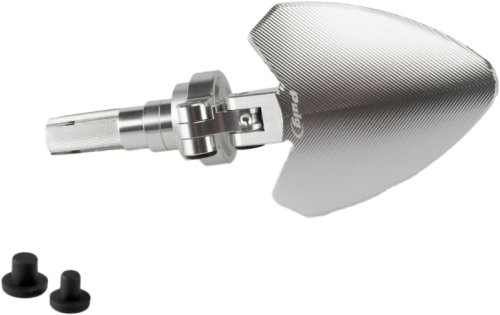 PUIG - PUIG Left Mirror End Folding Handlebar - Silver - 21087D