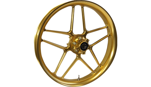 RC Components - RC Components Laguna Aluminium Front Wheel - Dual Disc - Gold - 19in. x 3in. - 930-140G-FA