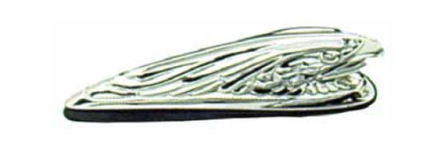 Emgo - Emgo Eagle Head Ornament - Chrome - 07-83230