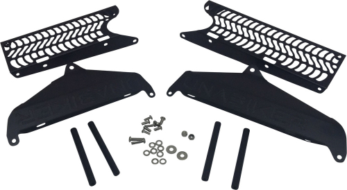 Unabiker - Unabiker Radiator Guards - Black - SRMX45017-K
