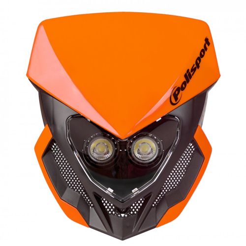 Polisport - Polisport Lookos EVO Headlight - Orange/Black - 8668800003