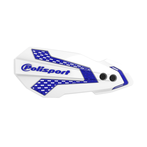 Polisport - Polisport MX Flow Handguards - White/Blue - 8308200033