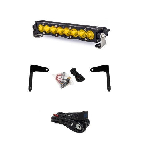 Baja Designs - Baja Designs S8 Shock Mount Light Bar Kit - 10in. - Baja Amber - 447038
