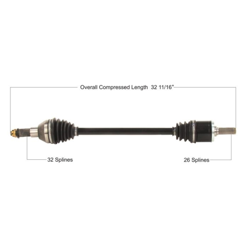 TYTANEUM - TYTANEUM Heavy Duty CV Axle - KAW-6022HD