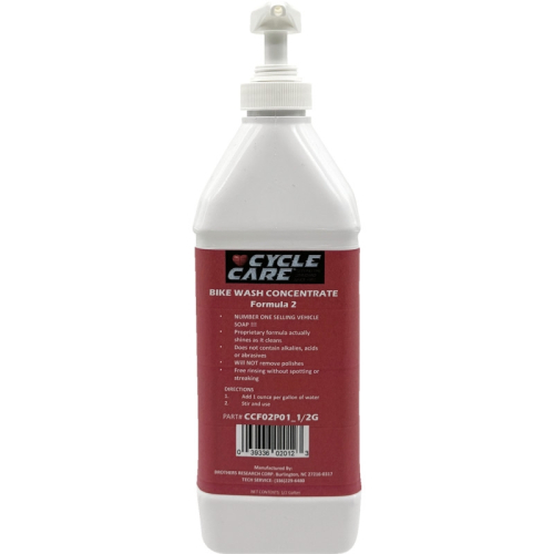 Cycle Care Formulas - Cycle Care Formulas Formula 2 Bike Wash Concentrate - 1/2gal. - CCF02P01_1/2G