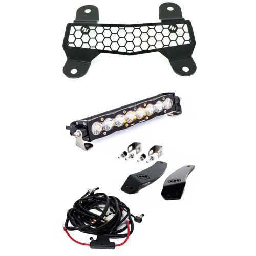 Baja Designs - Baja Designs S8 Grille Mount Light Bar Kit W/Facia - 10in. - 447144