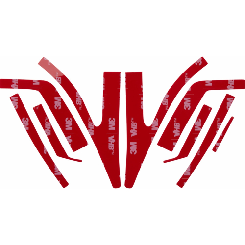 Icon - Icon Rear Spoiler for Domain Helmet - Spoiler Adhesive - 3711-0048
