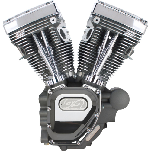 S&S Cycle - S&S Cycle T124HC Series Long Block Engine - Stone Gray - 310-0511A