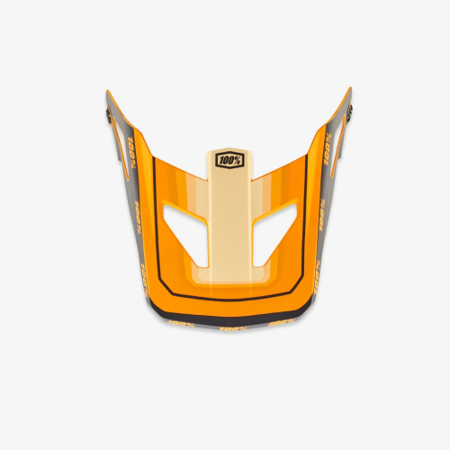 100% - 100% Visor for Status Youth Helmet - Topenga Orange/Black - 89039-00004