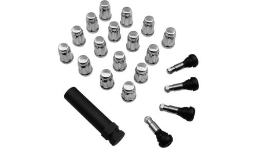 Moose Utility - Moose Utility Lug Nut - Splined - 3/8in. - Chrome - 16pk. - SPMO3803L4