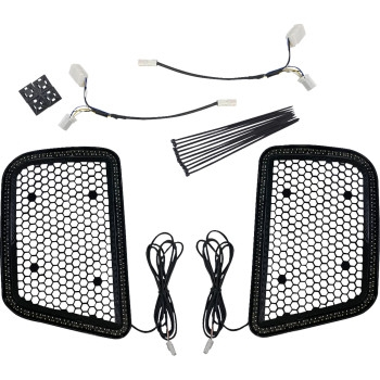 Custom Dynamics - Custom Dynamics Dynamic Lower Fairing Light Inserts - CD-13LF-AW-B