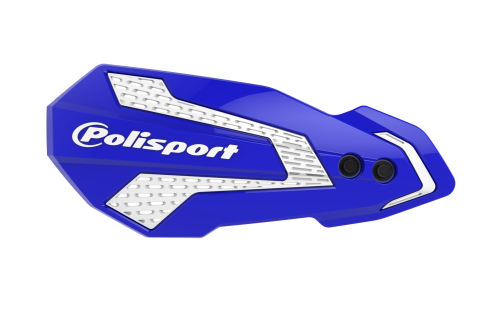 Polisport - Polisport MX Flow Handguards - Blue/White - 8308200032