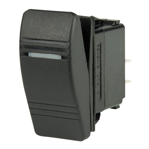 BEP Marine - BEP DPST Contura Switch - 1-Amber LED - OFF/ON