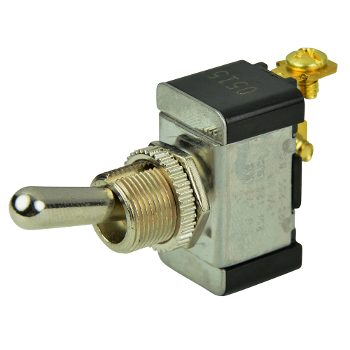 BEP Marine - BEP SPST Chrome Plated Toggle Switch -OFF/(ON)