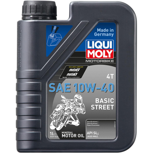 Liqui Moly - Liqui Moly 4T Mineral Street Motor Oil - 10W-40 - 1L - 20190