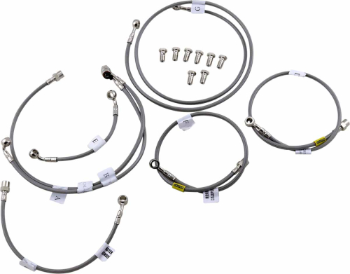 Galfer Brakes - Galfer Brakes Stainless Steel Front Hydraulic Brake Line Kit - FK003D701-7