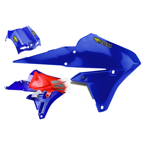 Cycra - Cycra Powerflow Intake Radiator Shrouds - Blue - 1CYC-1782-62