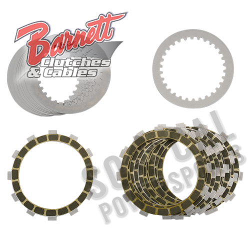 Barnett - Barnett Complete Dirt Digger Clutch Kit - Kevlar - 306-90-10093