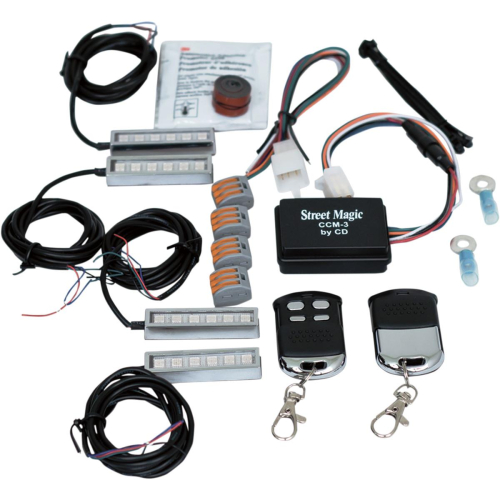 Custom Dynamics - Custom Dynamics Magical Wizard Starter Light Kit with Bluetooth Color Command 5 Remote Control - TMWZ01BM6