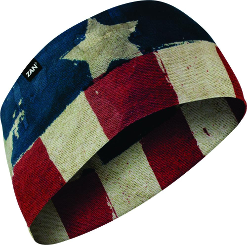 Zan Headgear - Zan Headgear Sportflex Series Headband - HBL408 - Patriot - OSFM