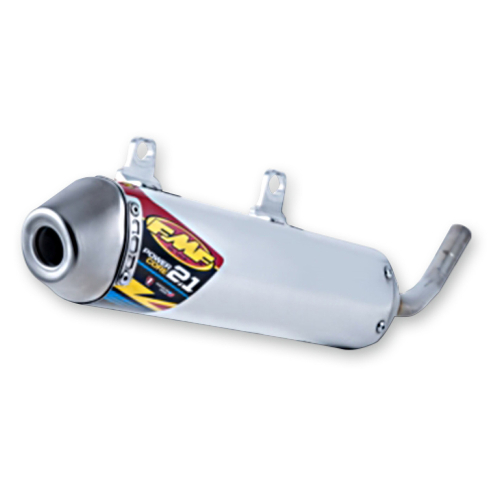 FMF Racing - FMF Racing Powercore 2.1 Shorty Silencer - Aluminum - 025213