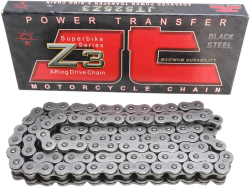 JT Drive Chain - JT Drive Chain 525 Z3 Heavy Duty Expert Series X-Ring Sealed Drive Chain - 116 Links - Steel - JTC525Z3-116RL