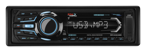Boss Audio - Boss Audio Detachable Face Plate for Single-Din Mech-Less Multimedia Player - MR1308UABK