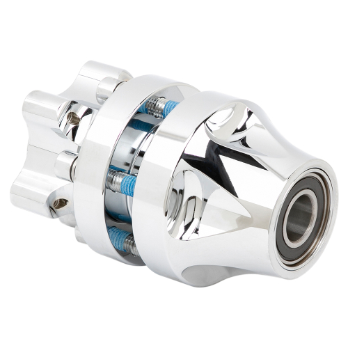 Arlen Ness - Arlen Ness Front Cartridge Hub Kit Single Disc - Chrome - 17-6002-C