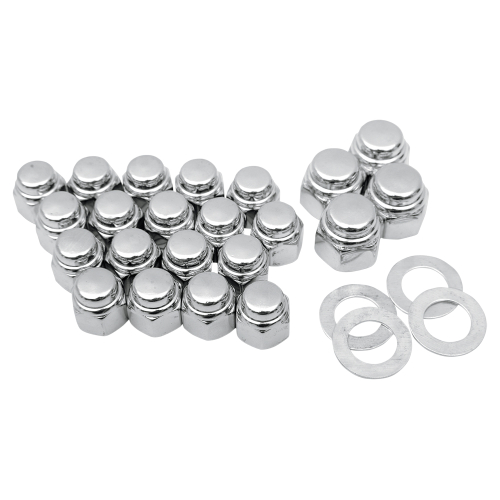 Colony - Colony Rocker Box Nut Kit - Cap Style - Chrome - 8449-22