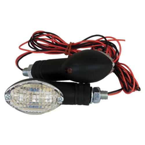 WPS - WPS Cat Eye LED Mini Stalk Mount  - Pair/Black - 12 Volt/2 Wire - 011149412